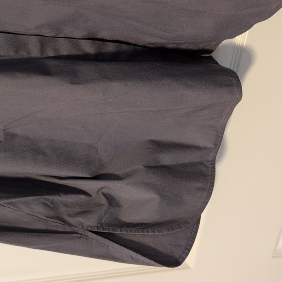 Lafayette 148 Women's Boyfriend Style Gray Button Down Size XL - Picture 8 of 8